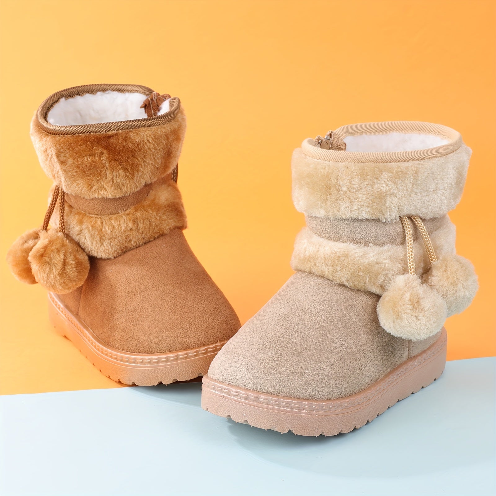 Chloe - Fleece Knusse Antislip Laarzen voor Meisjes in de Sneeuw