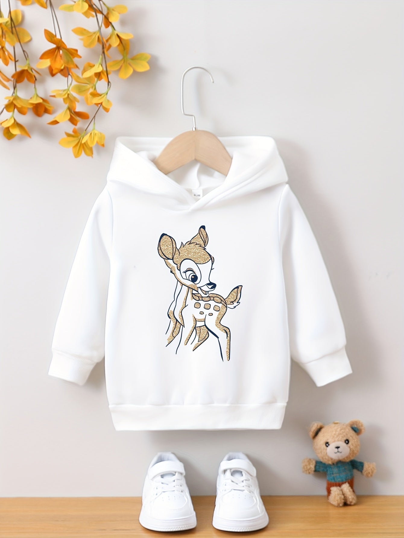 Zoe - Peuter Meisjes Hoodie met Cartoon Dierenprint