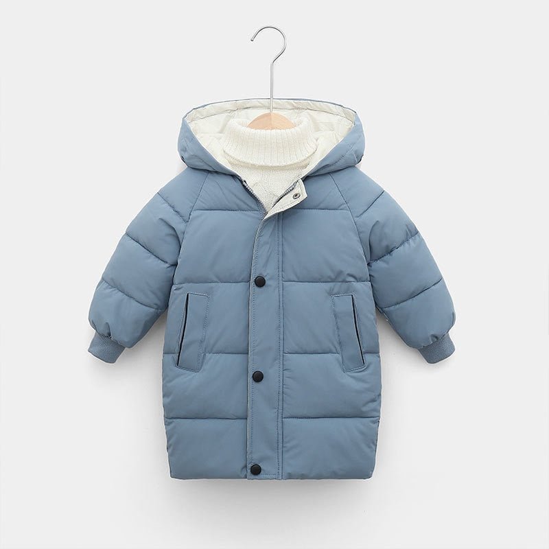 Kinderen Parka - Trendy Winterjas met Capuchon en Zijzakken