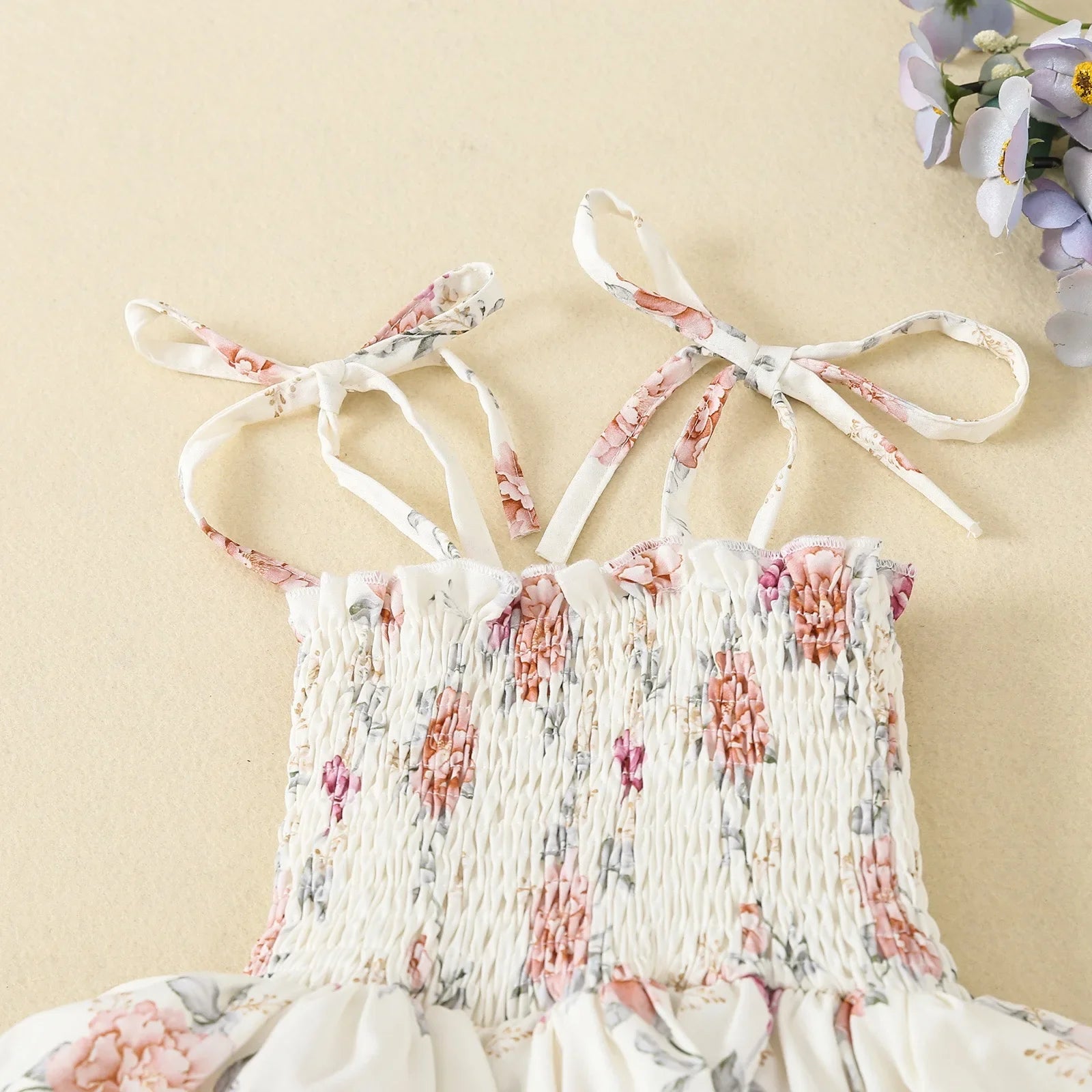 Bloemen Tutu Ruffle Romper