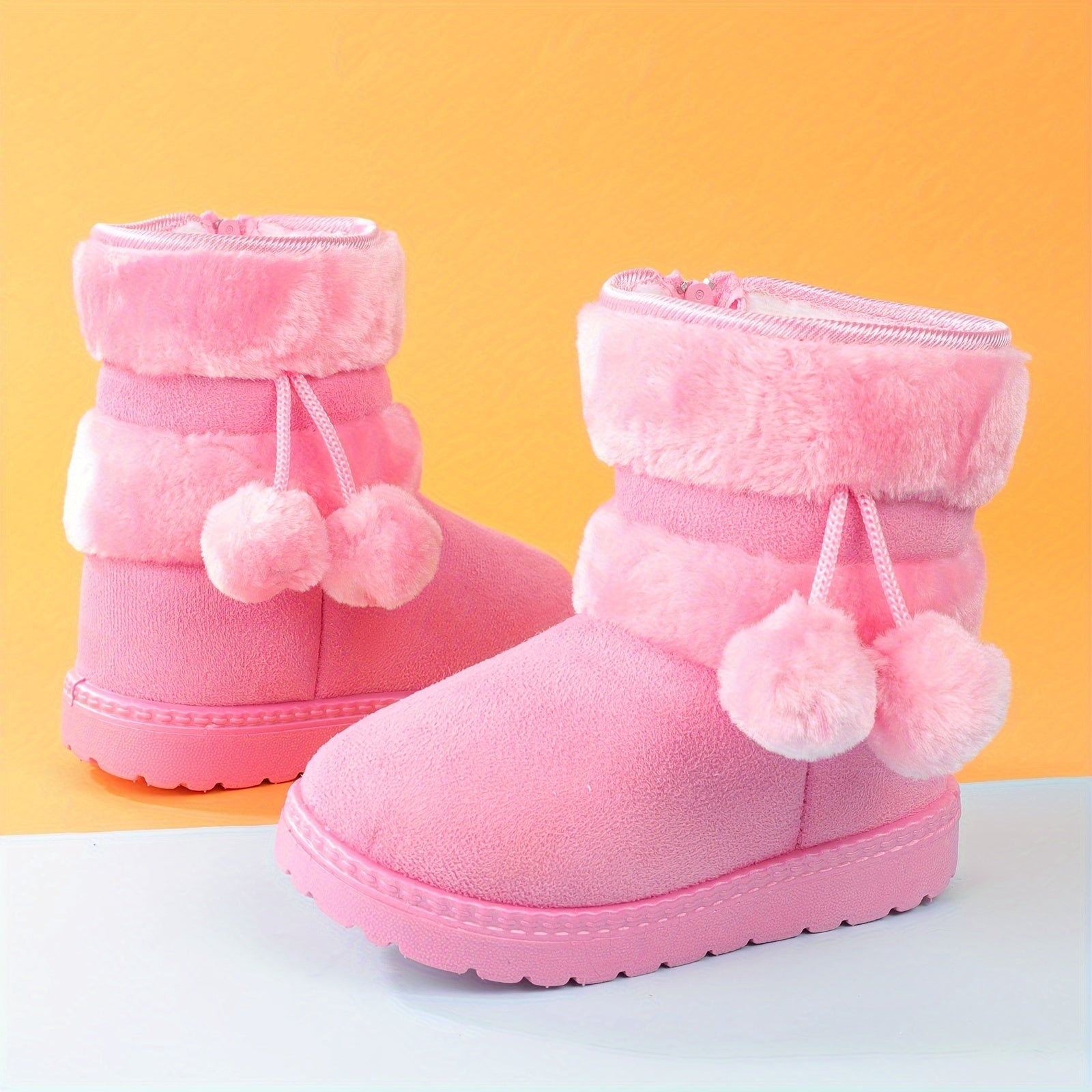 Chloe - Fleece Knusse Antislip Laarzen voor Meisjes in de Sneeuw