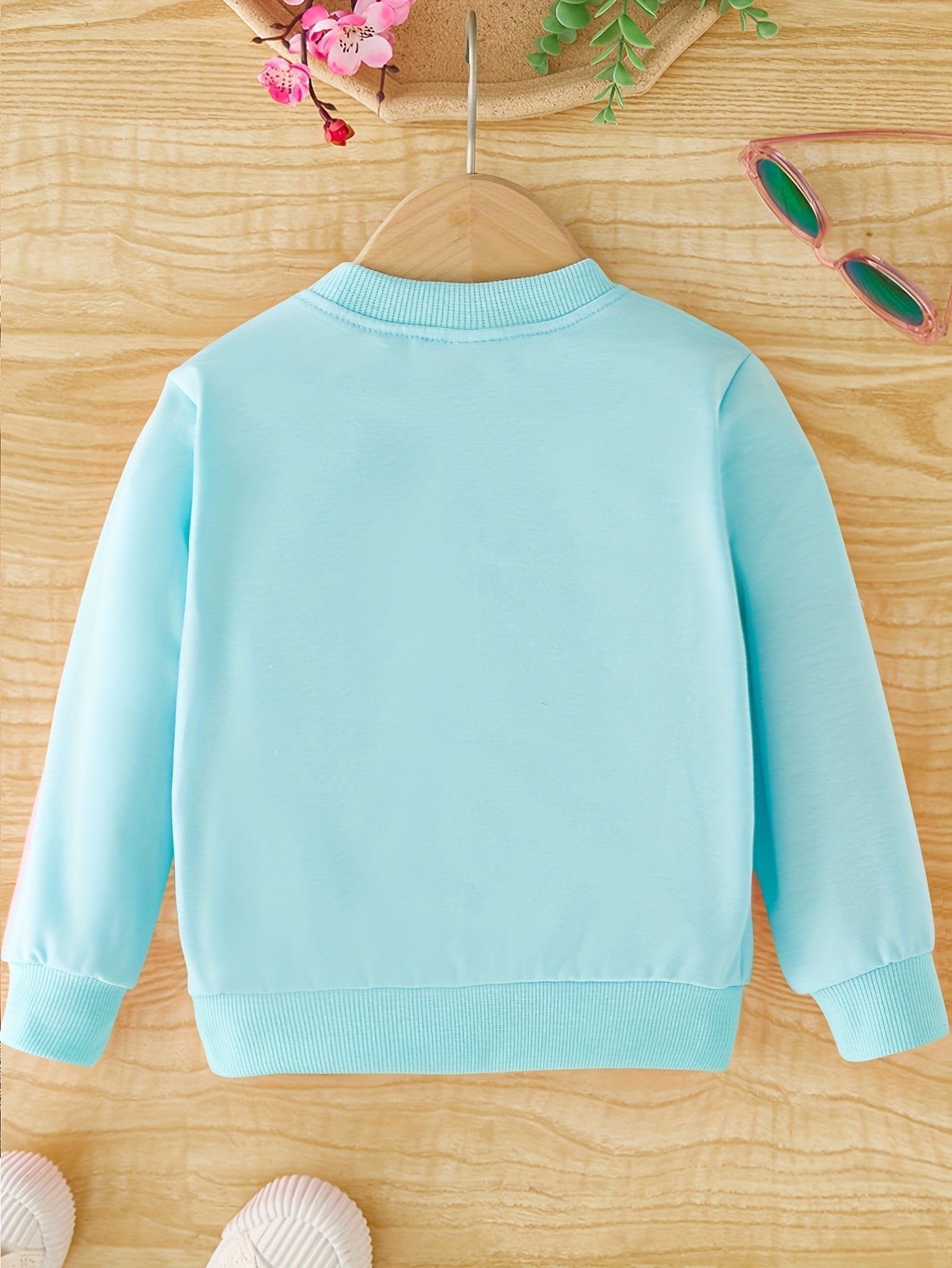 Lara - Meisjes Sweatshirt met Eenhoornprint en Ronde Hals