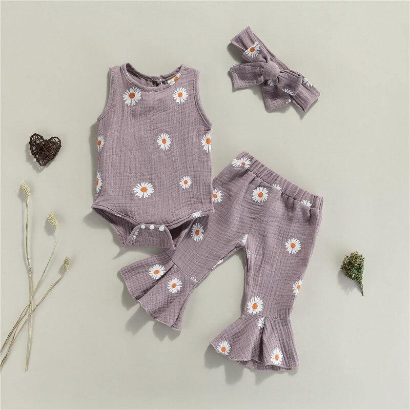 Zomerse Flared Disco Daisy Set