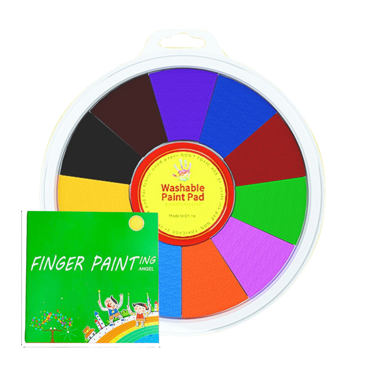 Finger Paint Set: Kids with the Brush! + FREE BOOK 