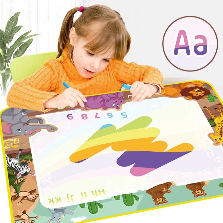 Magic Water Drawing Mat | Learn to read, write, draw &amp; count