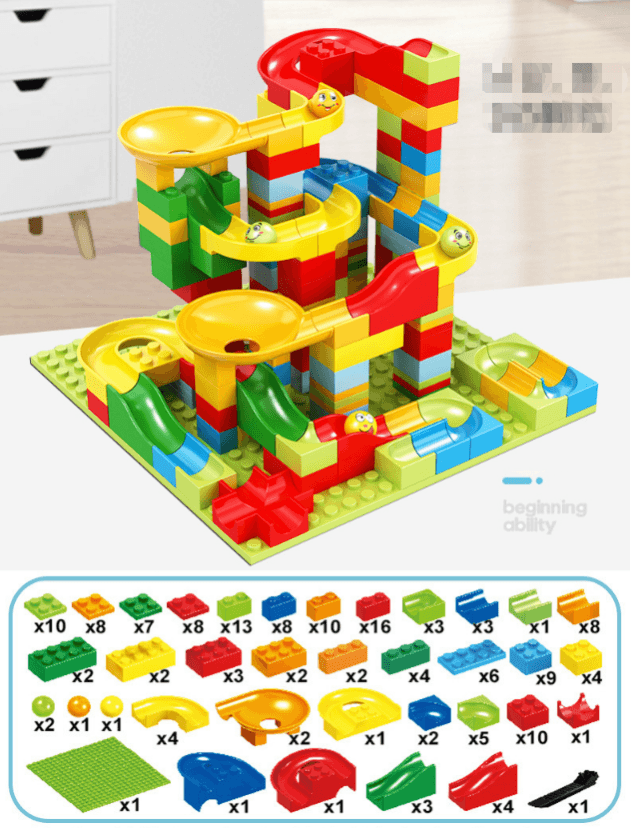 Montessori Playblox Puzzle Set™ - Develops motor skills and imagination